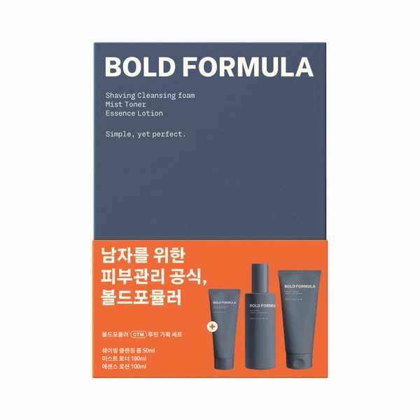 BOLD FORMULA Mist Toner / Essence Lotion Set (+Shving Cleansing Foam 50mL) - BOLD FORMULA Mist Toner / Esse