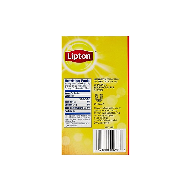 Lipton Gallon Size Tea Bags - Iced Tea Brew -