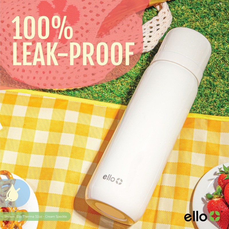 Ello Therma 32oz Insulated Stainless Steel Thermos for Hot &