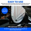 Car Windscreen Cover GENERISE Reversible All Seasons Car Screen Cover