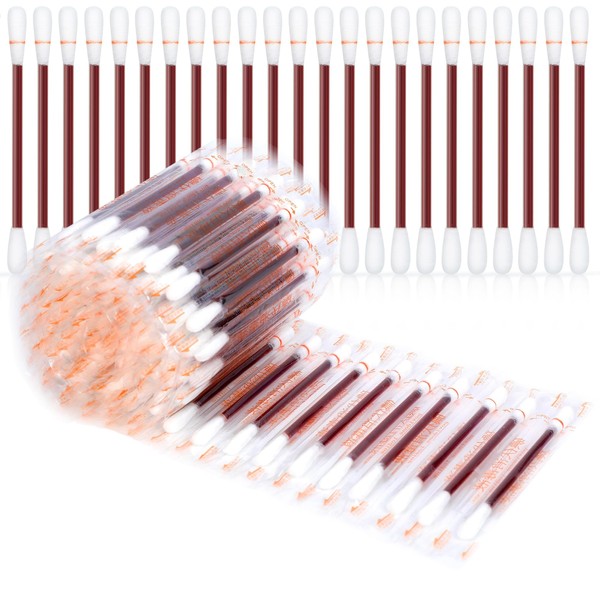150Pcs Disposable Iodine Cotton Swabs - Individually Wrapped, Iodine Swabsticks