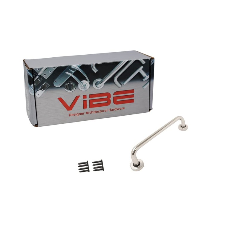 VIBE 19mm Pull Handle Concealed Fix Straight 225x19mm on Polished