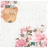 20 Lunch Napkins Peony Flowers Summer 33 cm Organic