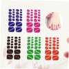 Ipetboom 5pcs Press on Toenail Tips False Toe Nail Fake