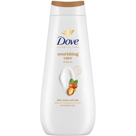 Dove Jabón Líquido Corporal con aceite de argán, deja la piel hidratada, tersa y saludable 225 ml