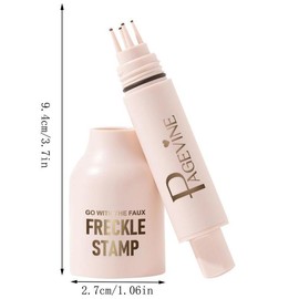 Long Lasting Freckle Stamp Pen, 1 Count Waterproof Fast Drying Freckle Pen, Natural Simulation Freckle Makeup Pen, Makeup Tool for Women, Eyeliner Cosmetic:_Copper Brown_1.5ml