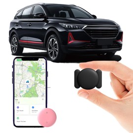 Car GPS Tracker for Vehicles, Worldwide GPS Tracker, GPS Tracker for Vehicles Work with Find My (iOS Only), Car Vehicle Tracking Anti-Lost Locator with App for Cars, Key, Pets, Wallet, Luggage