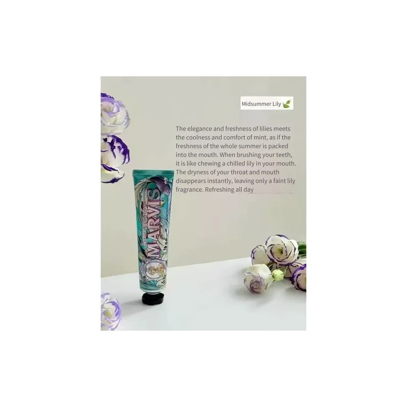3 Kit Marvis Garden Series Limited Edition Toothpaste 75ml