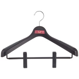 Shinko Hanger Clothes Hanger "S&F Jacket Clip" 40 Black