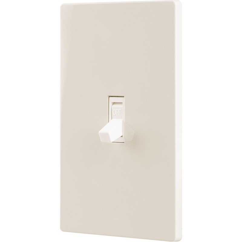 UltraPro Screwless Toggle Switch Wallplate, 1-Gang, Modern Snap-On Cover, Child-Safe,