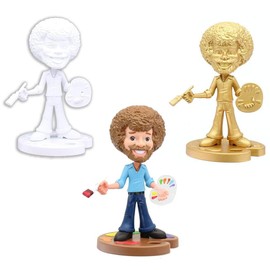 Bob Ross Toonies 6.5 Inch Vinyl Figure Collectible Set of 3