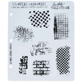 Stampers Anonymous Tim Holtz Cling Set de Sellos de Goma, Ultimate Grunge