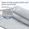 20 Pieces of Multi-Functional Anti-Scratch Wire Cloth Double Silver Wire