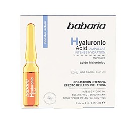 Babaria Ampollas Facial AC Hialuronico, 5 Unidades, Blanco, 2 Mililitros