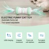 Electric Cat Teaser USB Rechargeable Auto Rotating Cat Toys with