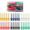 Xiatiaosann 30pcs Multimeter Wire Lead Test Hook Clip, Measuring Clamps,