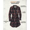 Legendary Whitetails Women's Open Spaces Dress, Flannel Long Sleeve Button