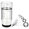 6 Pcs Adjustable Measuring Set Includes 1 Push Up Cup