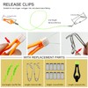 FREE FISHER 63pcs Fishing Dodgers Flashers Making Kit Spinnerbait Pre-Rigged
