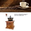 Manual Coffee Grinder Italian Retro Portable Stainless Steel Brown Hand
