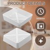 Tuanse 2 Pcs 8.5 x 8.5 x 2.5 Inch Floor