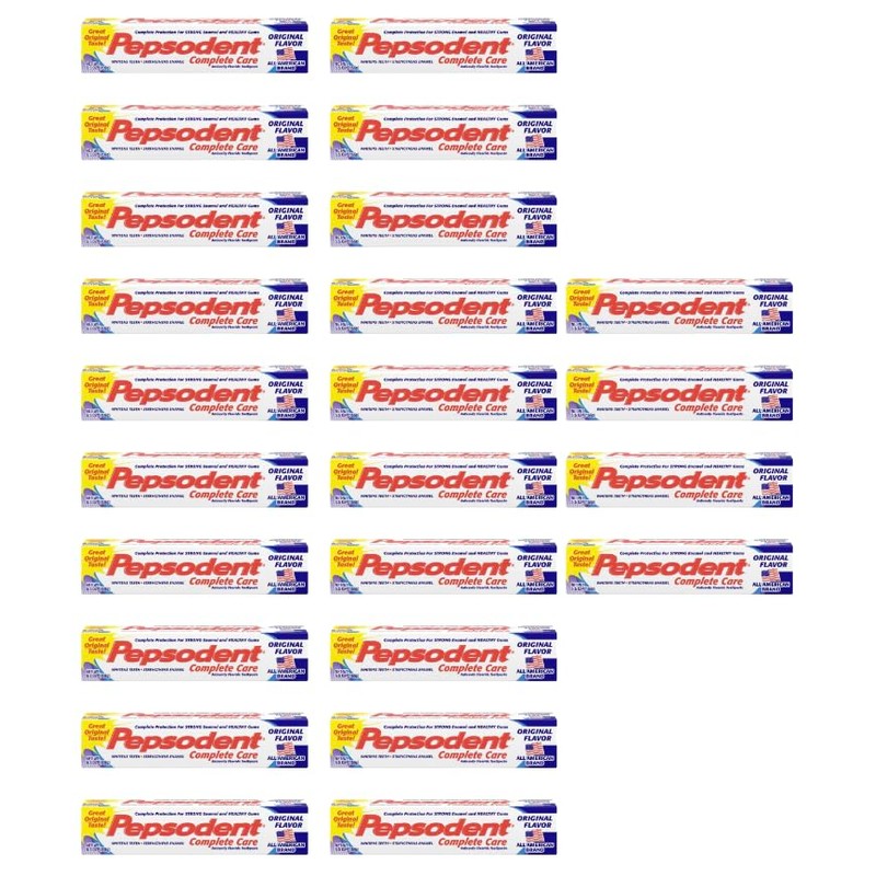 Pepsodent Complete Care Toothpaste Original Flavor 5.5 oz (Pack of