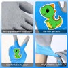 hisptgo Kids Gardening Gloves for Age 3-12, Durable Rubber Coated