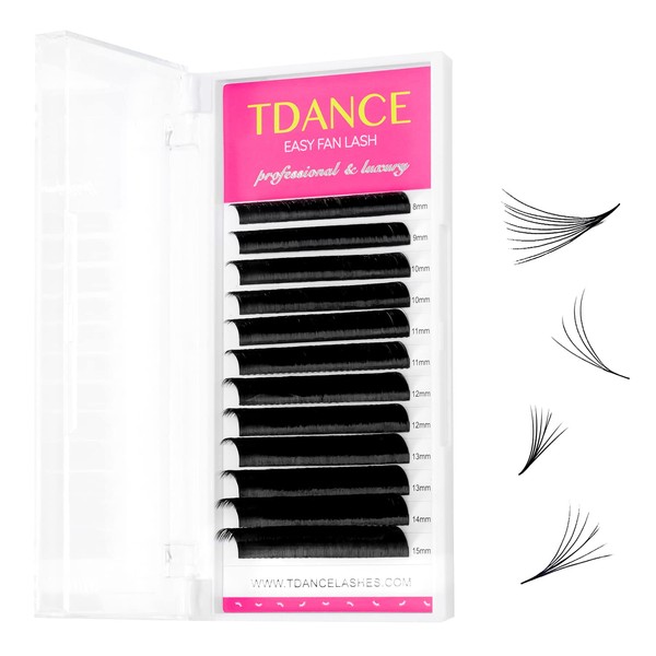 TDANCE TDANCE Easy Fan Lash Extension J Curl Eyelash Extensions
