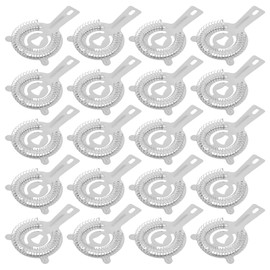 MUKLEI 20 PCS Cocktail Strainer, Stainless Steel Bar Strainer with Spring, Cocktail Drink Strainer for Filtering Cocktail Drink