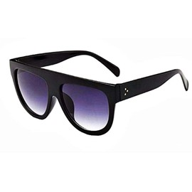 KIRALOVE Square sunglasses - woman - man - unisex - polarised UV400 - black - spring - autumn - winter - summer