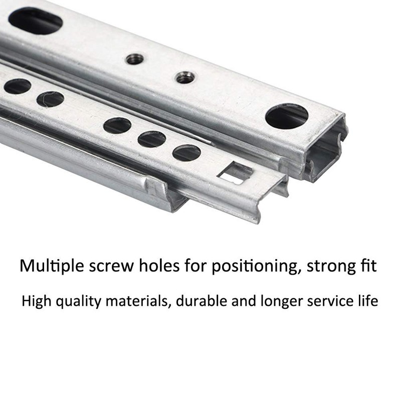 ETOPARS 5 Pairs 14" Heavy Duty 17mm Drawer Runners Slide