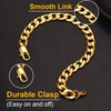 Men's Bracelet Mens Gold Bracelet Cuban Link Bracelet for Men