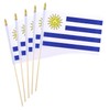5 Pack Uruguay Uruguayans Small Mini Wood Hand Held Stick