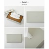 b2c tissue box | bio plastic (warm grey)