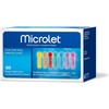 MICROLET Lancets for Glucose Blood Testing, Multi-Colored, 100 Count