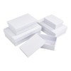 VBS Boxes "Rectangular", flat, set of 5, cardboard, white, approx.