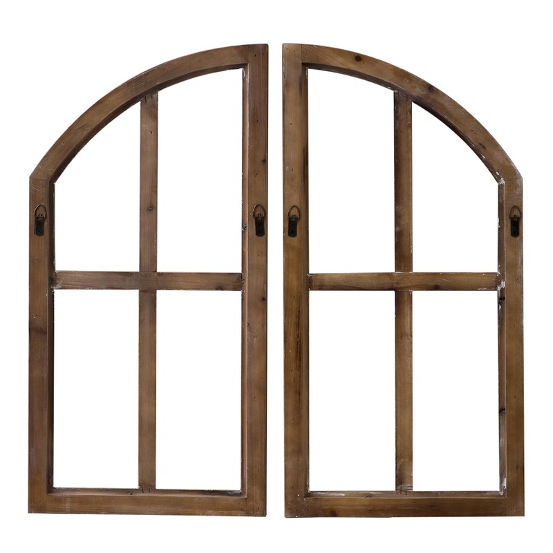 Sintosin Farmhouse Window Frame Wall Decor 30 Inch, Set of