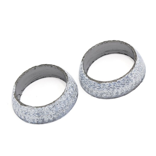 Partuto 2 Pcs Universal Exhaust Donut Gasket - Graite Gray