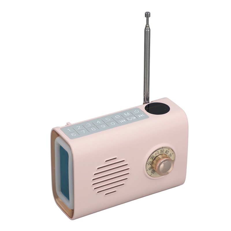 Miniature Bluetooth Speaker Portable Bluetooth Radio Solar Powered Wireless Speakers