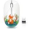 Wireless Mouse with Nano Receiver for PC, Laptop, Notebook, Computer,