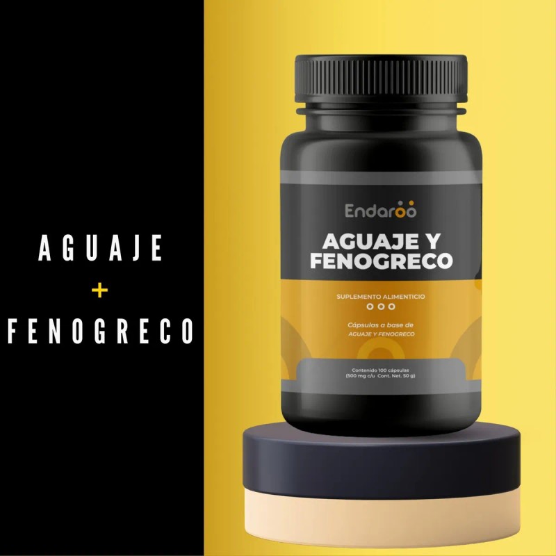 Aguaje + Fenogreco - 100 Cápsulas l Endaroo