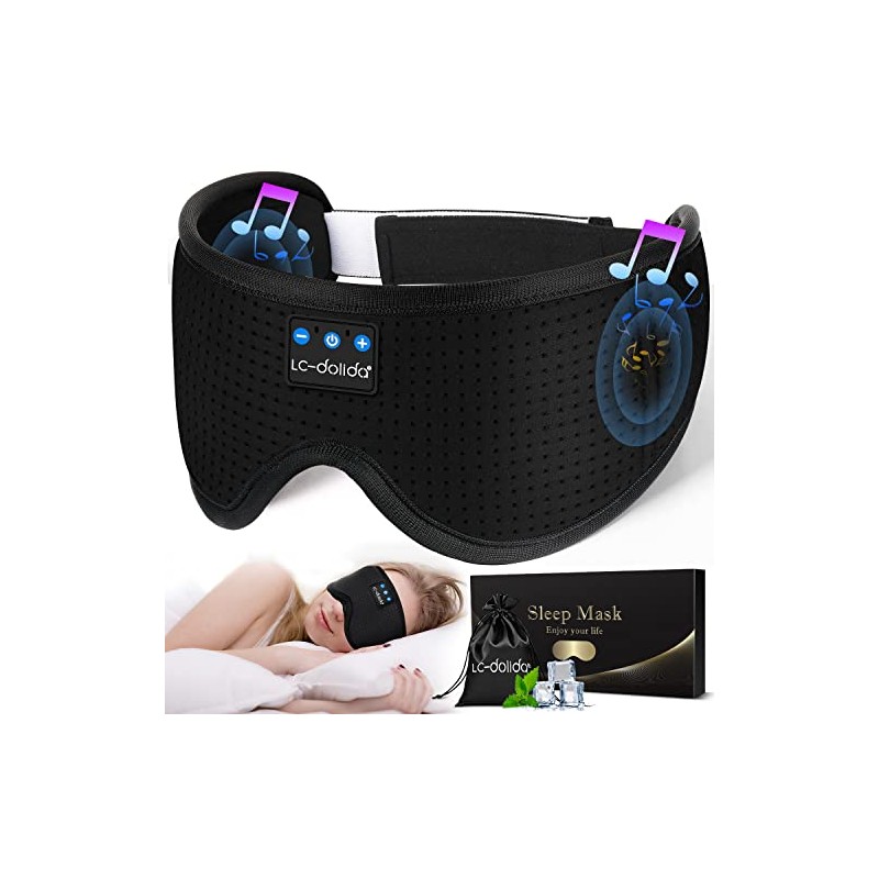 Bluetooth Sleep Mask with Headphones for Better Sleep