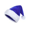 KONVINIT Xmas Hat Santa Hat for Adults,Deluxe Adult Santa Claus