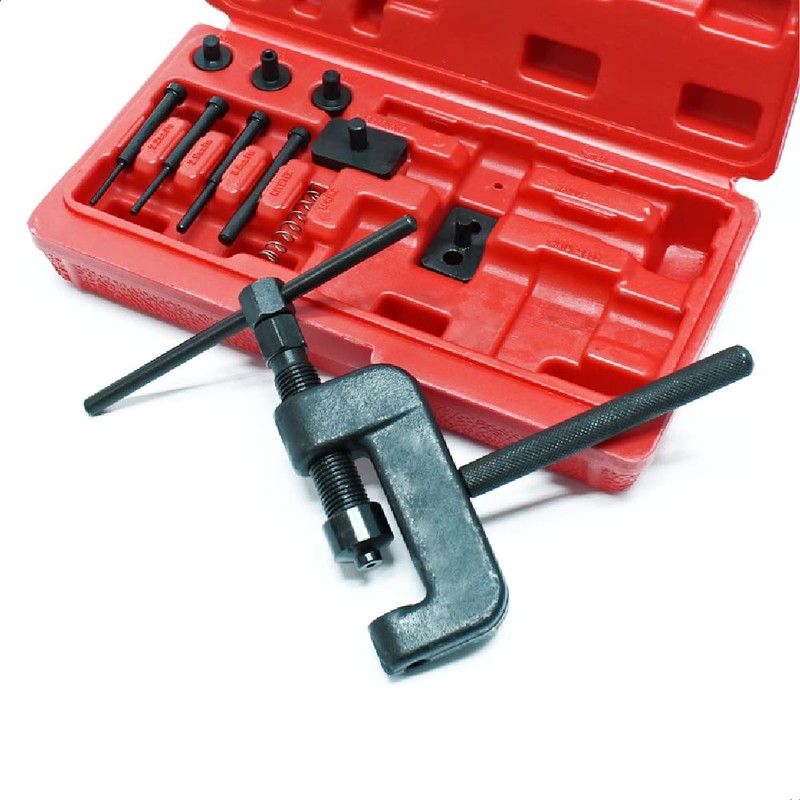 Chain breaker and riveting tool chain cutter motorcycle