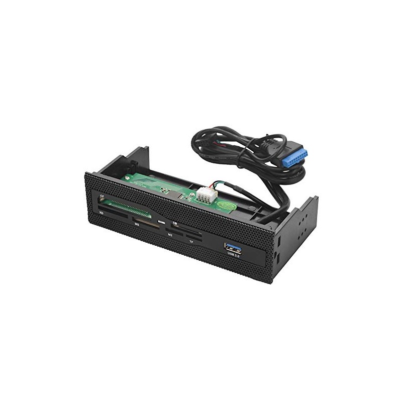 Lector de Tarjetas Interno con Panel Frontal multipuerto USB 3.0