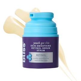Bliss Youth Got This Serum con retinol, antienvejecimiento, reduce líneas finas y arrugas, probado por dermatólogos, resultados clínicamente probados,