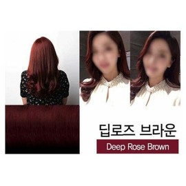(Salon Clinic) Salon Clinic DIY Hair Dye Hypoallergenic Gray Hair Cover Deep Rose Brown (Wine) (10 Pieces) / (살롱클리닉)살롱클리닉 셀프 염색약 저자극 새치 커버 딥로즈브라운(와인) (10개)
