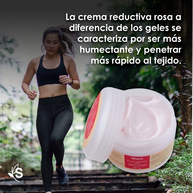 Crema Shana’s Rosa reductora de panza, ayuda a quemar grasa