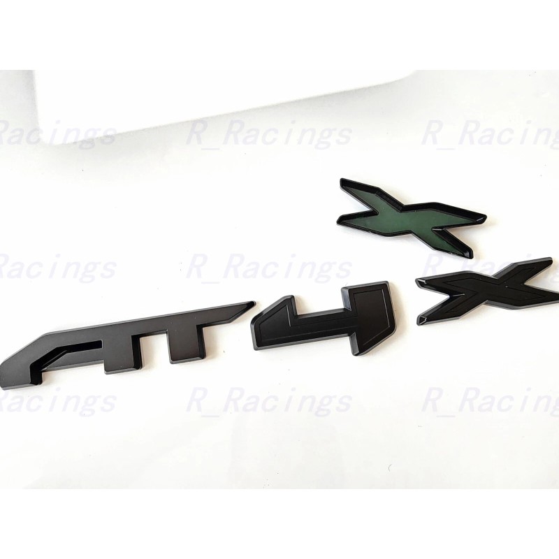 Auto Front Grill Matte Black AT4X OVERLAY Emblem 2023+GMC Sierra