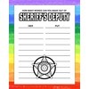 ZoCo - Your Local Sheriff Coloring Books (50 Bulk Pack,